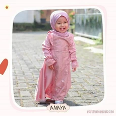 Gamis Anak Pakupayung Cadar 12 Tahun