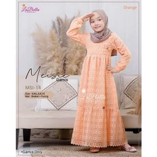 Gamis Anak Syari Bahan Wolfis Ngaji 13 Tahun