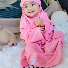 Gamis Katun Anak Perempuan 6 12 TPA 9 Tahun