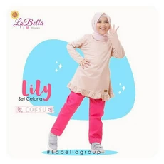 Stelan Gamis Anak Modern Tanggung