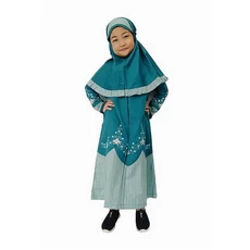 Baju Gamis Anak Satu Setelan TPA 7 Tahun