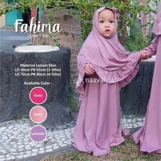 Gamis Harian Anak Niqab 8 Tahun