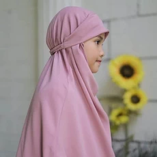 Baju Muslim Anak Dewasa Wanita Gamis Polos 10 Tahun