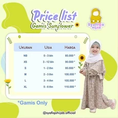 Gamis Anak Pasangan Tren One Set Terbaru