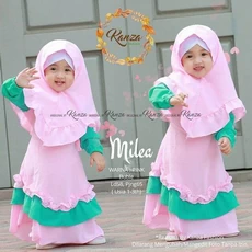 Gamis Anak Unicorn Dress Niqab 13 Tahun