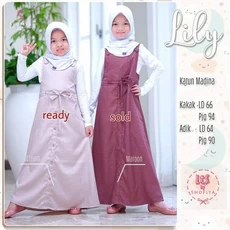 Gamis Anak Wollycrepe Premium SD Anak Tanggung