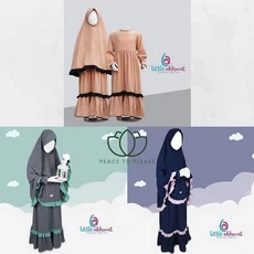 Gamis Katun Anak TPA 8 Tahun