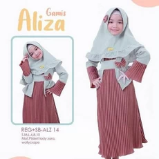 Gamis Anak Wolfis Syar I Seragam Dropship