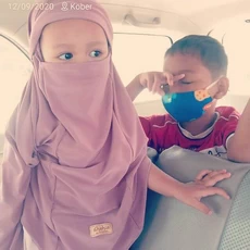 Baju Juli Gamis Anak One Set 8 Tahun