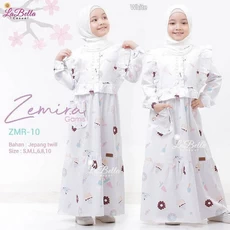 Gamis Anak Bandung Dress Muslim Polos Grosir