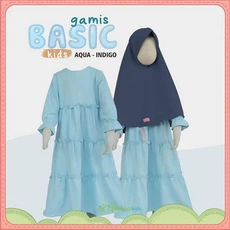 Gamis Anak Nayla Kids Niqab 5 Tahun