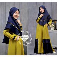 Gamis Anak Jersey Remaja Syari Terbaru