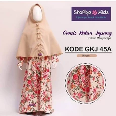 Gamis Anak Polos Dress Muslim SetCel Anak Tanggung