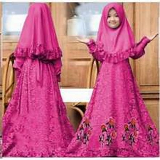 Gamis Anak Cutetrik Polos 12 Tahun
