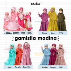 Gamis Anak Wollycrepe Niqab Reseller