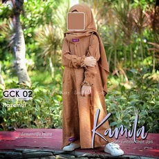 Gamis Anak Polos Dress Muslim Ngaji 7 Tahun