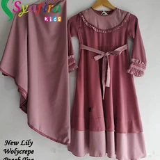 Gamis Anak Perempuan Katun Murah 6 Tahun