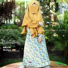 Gamis Toyobo Anak Polos Tanggung