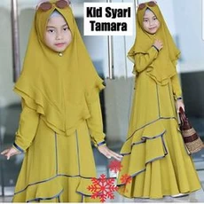 Gamis Couple Ibu Dan Anak Modern Niqab Anak Tanggung