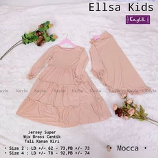 Gamis Candy Anak One Set Anak Tanggung