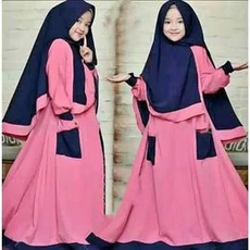 Gamis Pesta Gaun Pesta Anak Muslimah Modern Terbaru