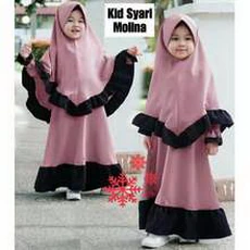 Gamis Anak Aurora Kids Cadar 10 Tahun