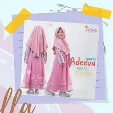 Gamis Couple Ibu Anak Murah Syari 8 Tahun