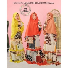 Gamis Anak Yang Kerudung Polos Reseller