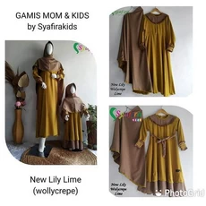 Gamis Anak Jersey Polos Gratis Ongkir