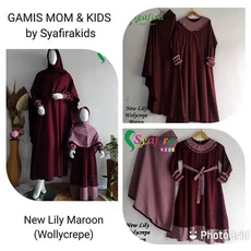 Gamis Anak Bahan Katun Rayon Murah Gratis Ongkir