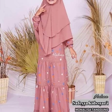 Gamis Anak Pesantren Perempuan Lebaran Dropship