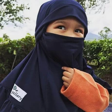 Gamis Syari Anak Perempuan 2018 One Set Tanggung