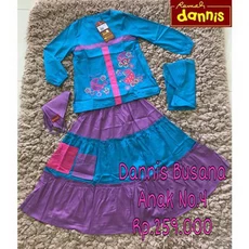 Gamis Katun Anak Perempuan Cadar 13 Tahun