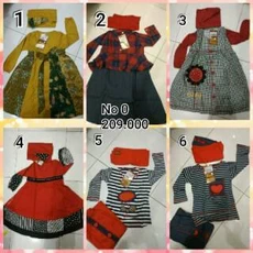 Gamis Katun Anak Perempuan Cadar Reseller