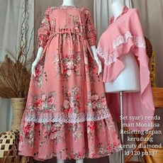 Gamis Anak Keke One Set Remaja