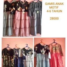 Gamis Anak Jersey Cadar 12 Tahun