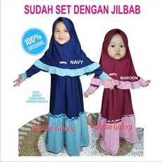 Gamis Anak Jersey Ngaji Grosir