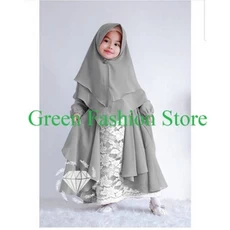 Jual Gamis Anak Perempuan One Set 9 Tahun