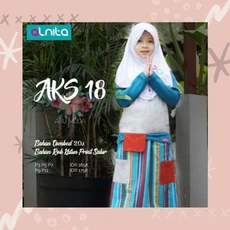 Gamis Anak Alwa Hijab TPA 9 Tahun