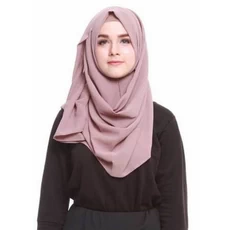 Pashmina Bunda Syari Polos Ecer