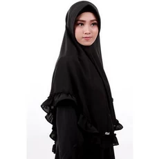 Bergo Syari Instant Niqab ABG