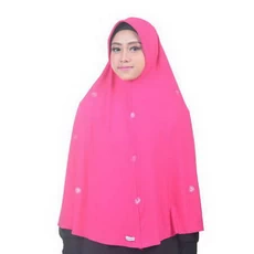 Bergo Syari Instant Polos Usia Tanggung