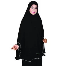 Bergo Bunda Syari Niqab Usia Tanggung