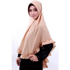 Bergo Istri Syari Polos Ecer