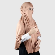 Pashmina Syari Polos Ecer