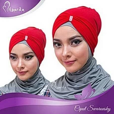 Pashmina Syari Lebaran Usia Tanggung
