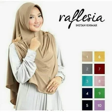 Pashmina Instant Panjang Usia Remaja