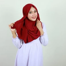 Kerudung Syari Jumbo Ecer