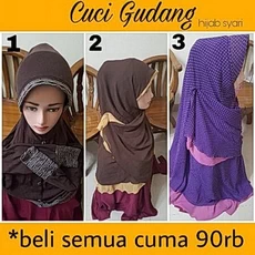 Jilbab Syari Guru Usia Tanggung