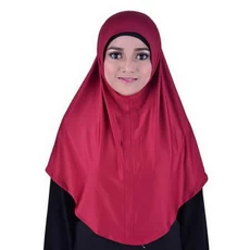 Kerudung Bunda Syari Polos Ecer